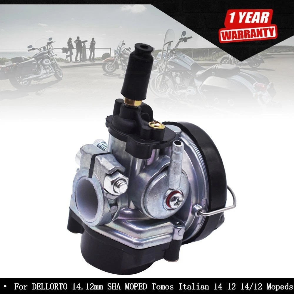 14/12 Carburetor for Tomos Moped (Dellorto 14.12mm SHA)