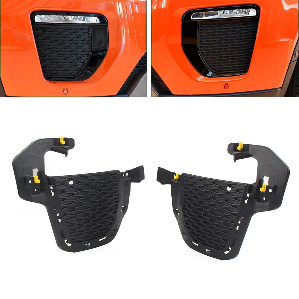 2X Front Bumper Fog Light Cover for Land Rover Range Rover Evoque (2012–2018)