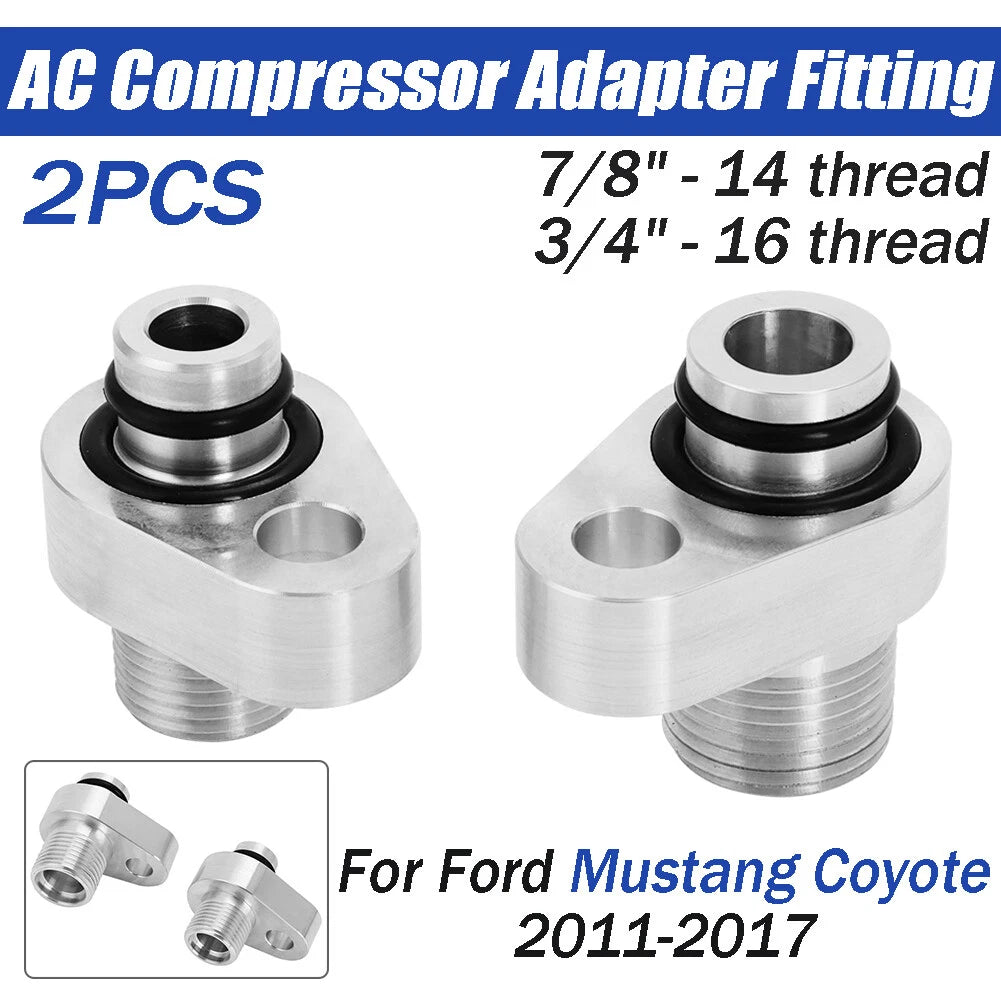 AC Compressor Adapter Fittings for Ford Mustang (2007–2017)