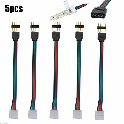 RGB Strip Light Wiring Harness 4PIN for 3528 5050 (9cm/3.5in)