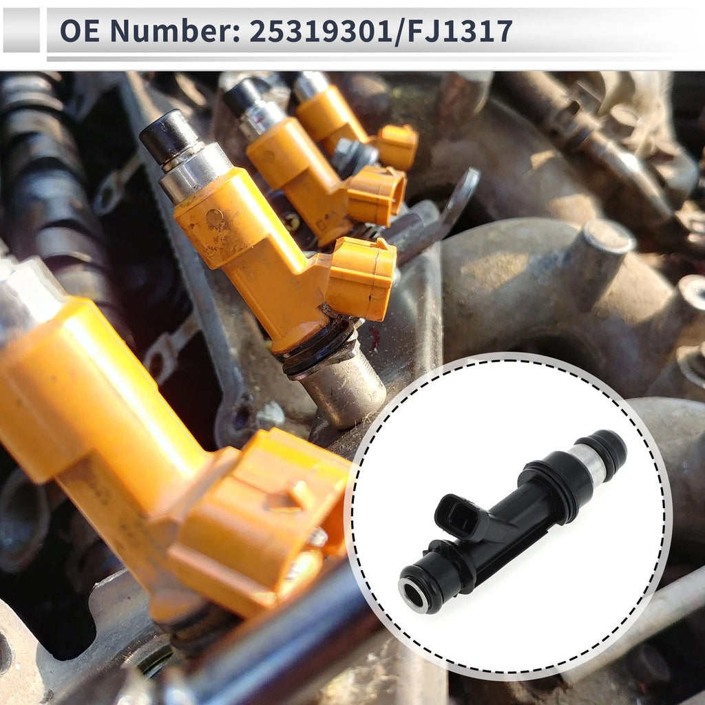 Fuel Injector Replacement for Chevy Pickup 2001–2003 1.6L (Black)