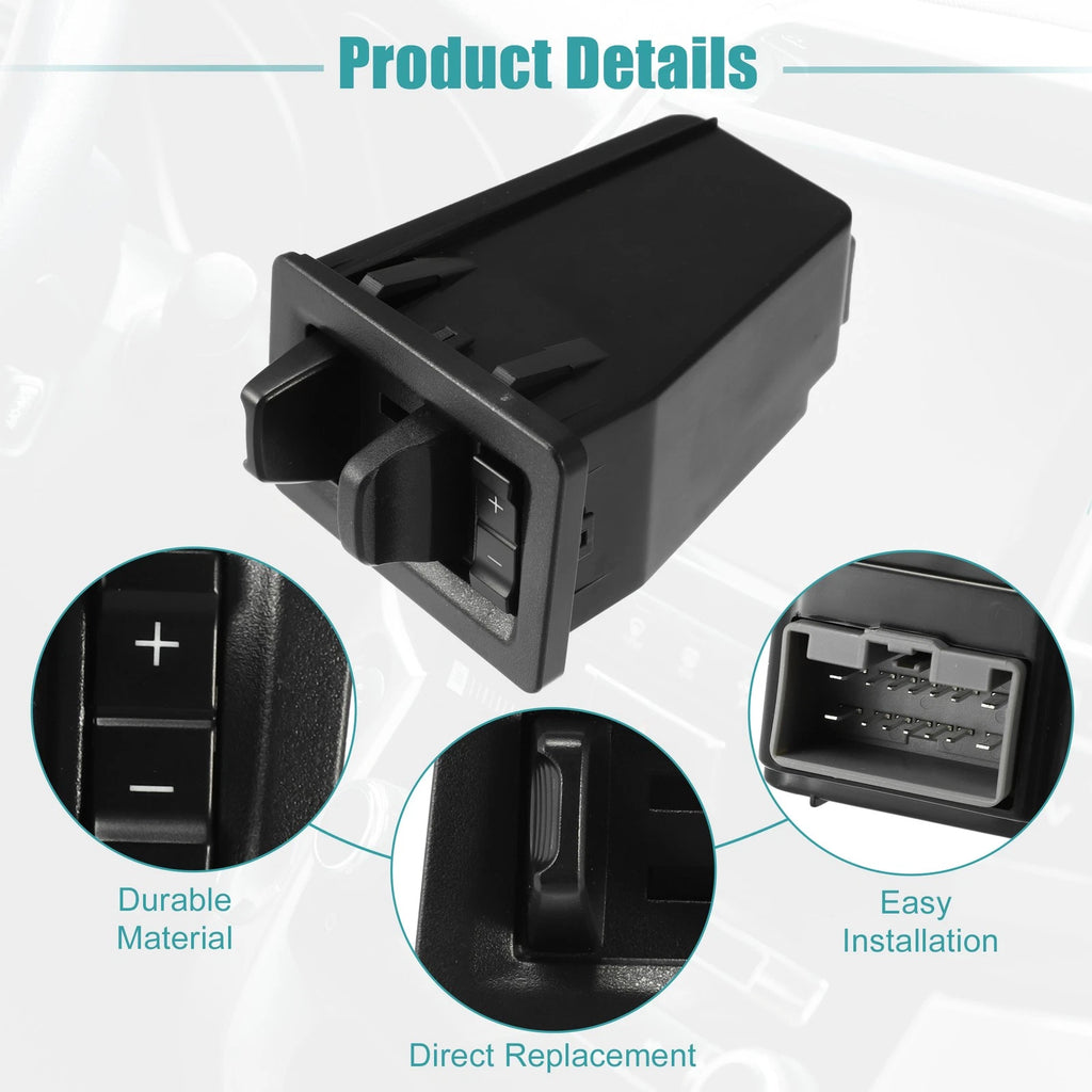 Trailer Brake Controller Module for Ford F-150 (2015–2019) Black