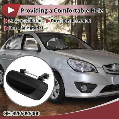 Car Exterior Door Handle Replacement for Hyundai Accent Rear Left (2006–2011)