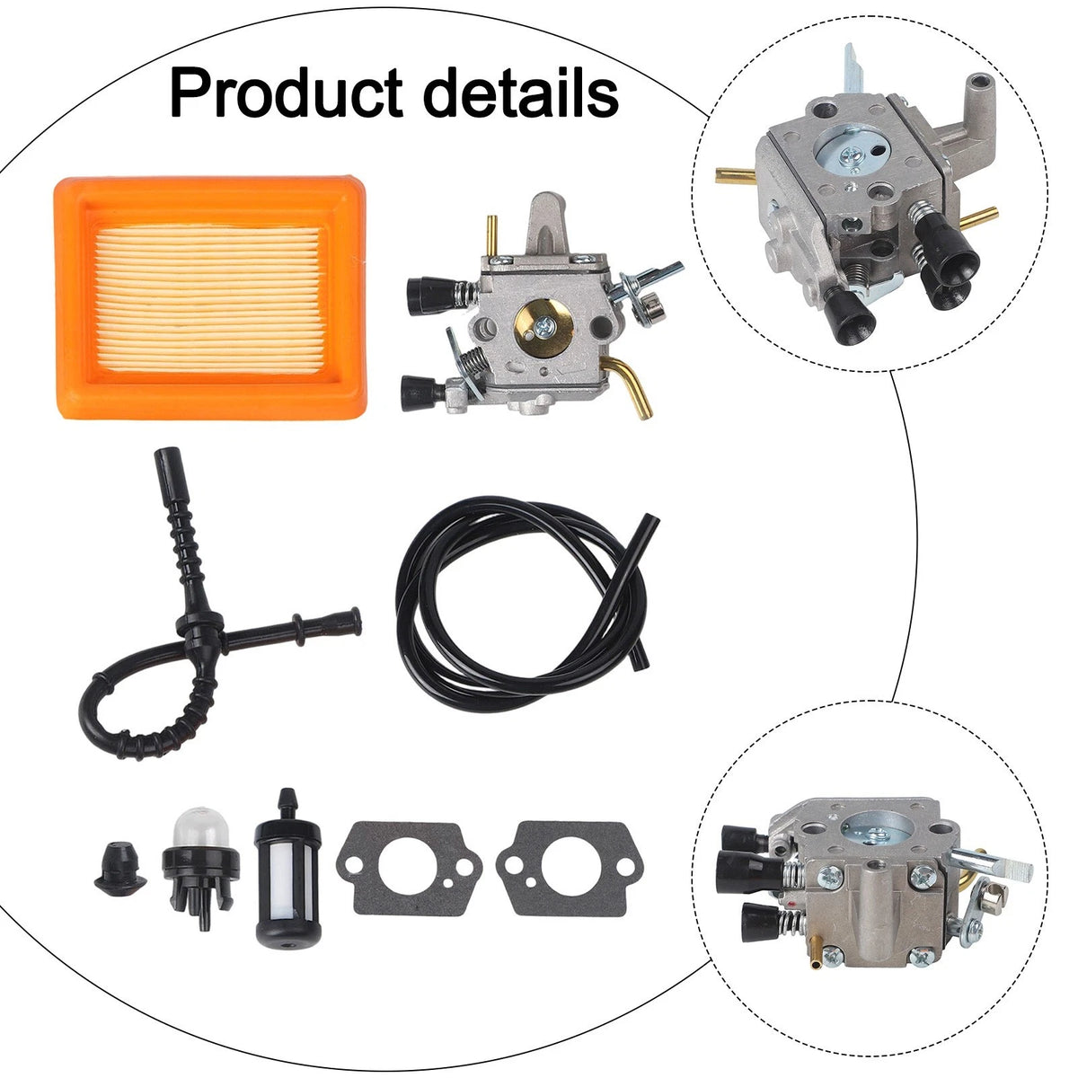 Carburetor Kit for FS120 FS200 FS250 FS300 FS350 (Lawn Tools)