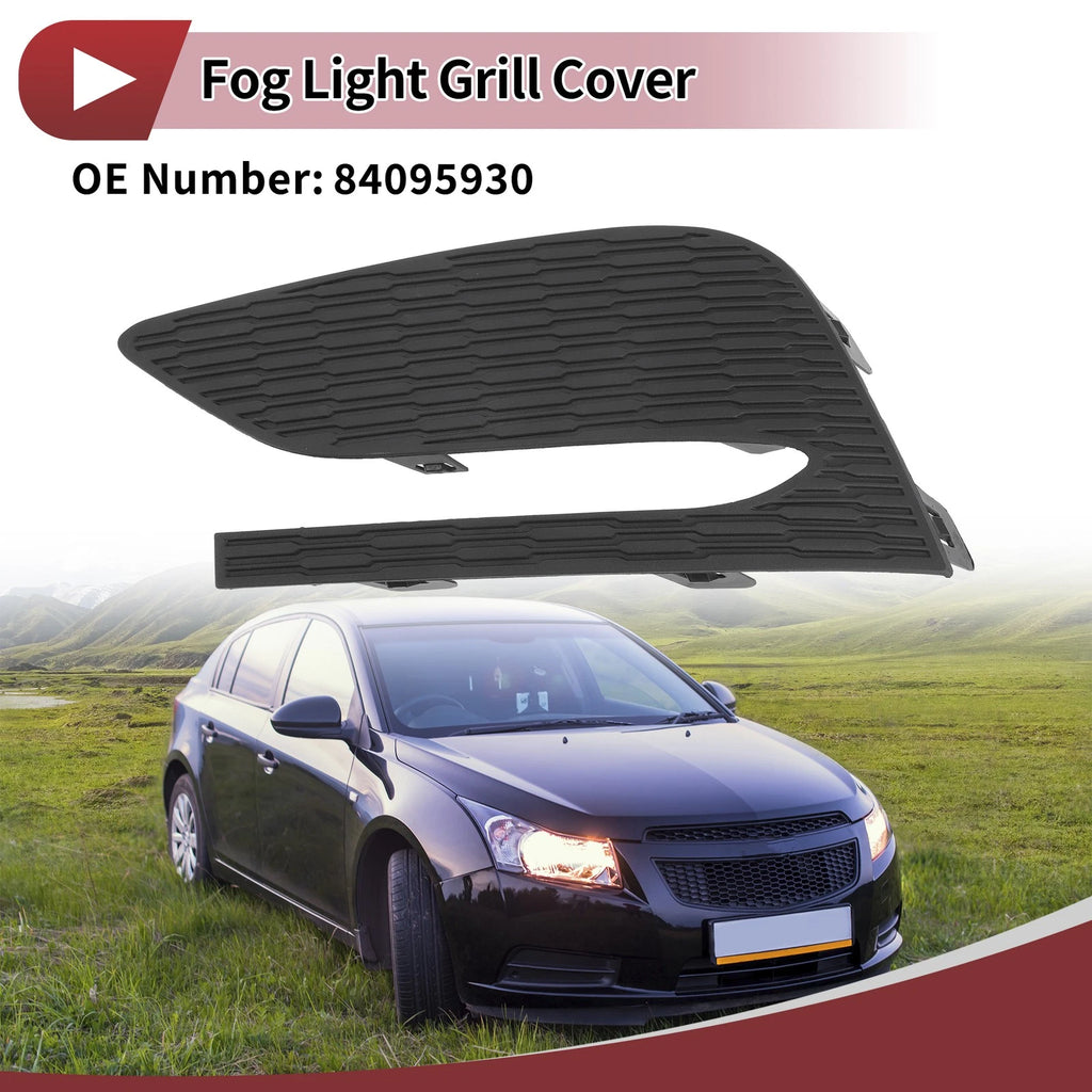 1 Pc Front Left Fog Light Grill Replacement for Chevy Cruze (2016–2018)