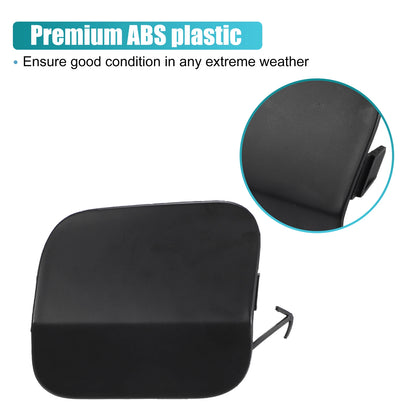 Front Left Bumper Tow Hook Cover for Toyota Highlander (2014–2019) No.52128-0E933 Black