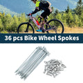 Bicycle Spokes Nipple Replacement 14G 89mm Carbon Steel for Universal Use