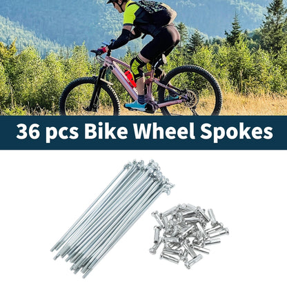 Bicycle Spokes Nipple Replacement 14G 89mm Carbon Steel for Universal Use