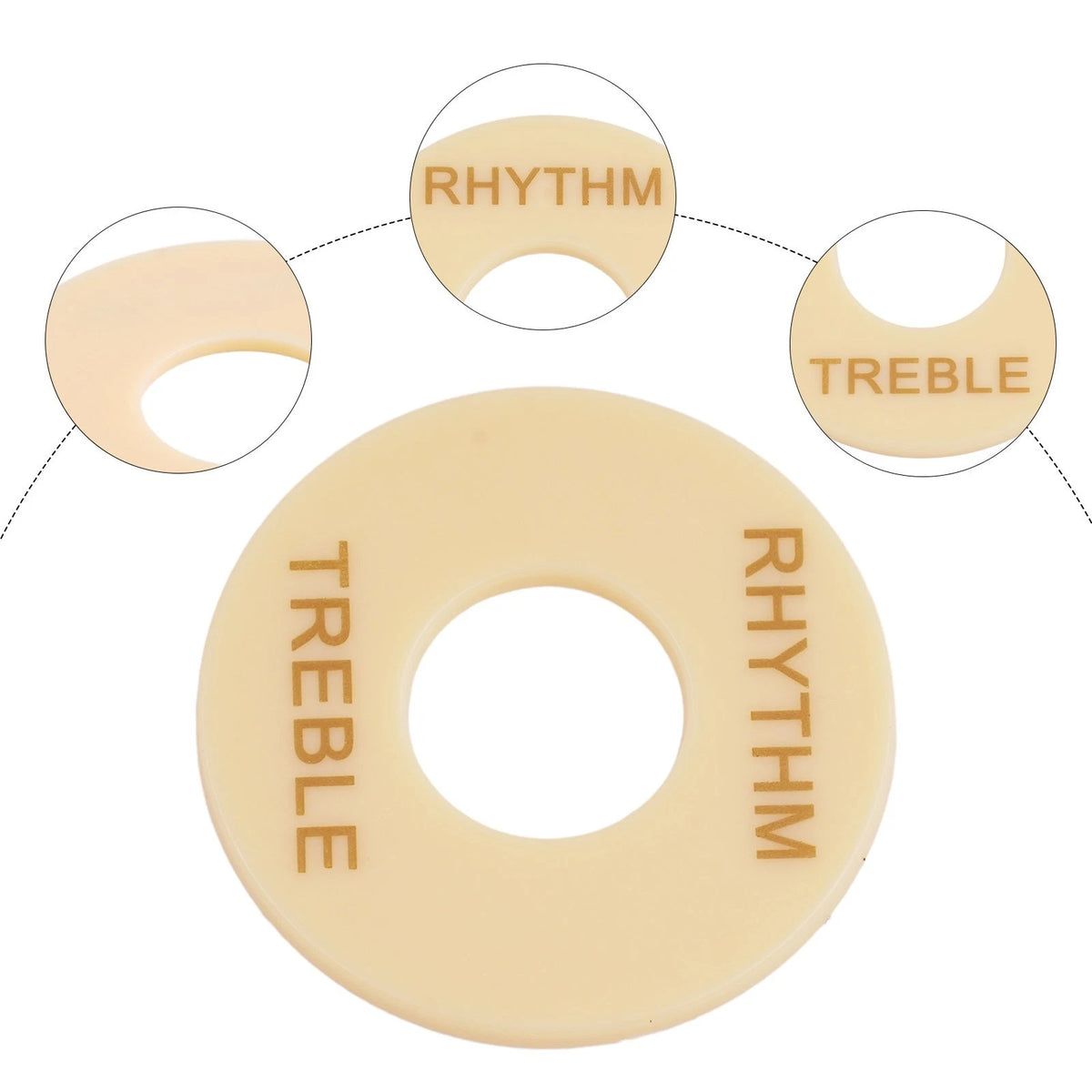 Rhythm/Treble Selector Switch Ring for Guitar