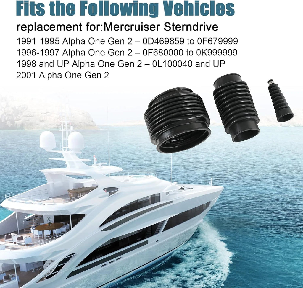 Transom Seal Bellows Kit for MerCruiser Alpha One Gen 2 (1991–Present) 30-803099T1
