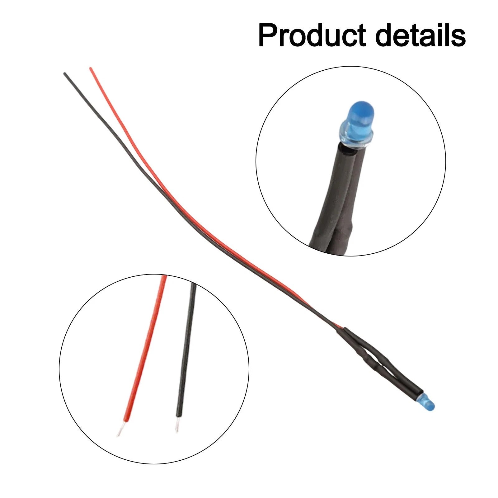 50PCS Multicolored LED Diodes for Crafts and Projects