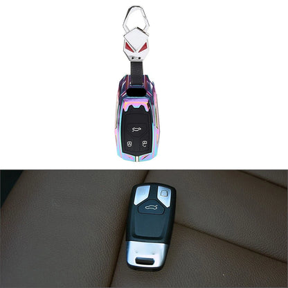 Smart Remote Keychain Cover for Audi A4 A5 S5 SQ5 Q5 Q7 TT (Multicoloured)