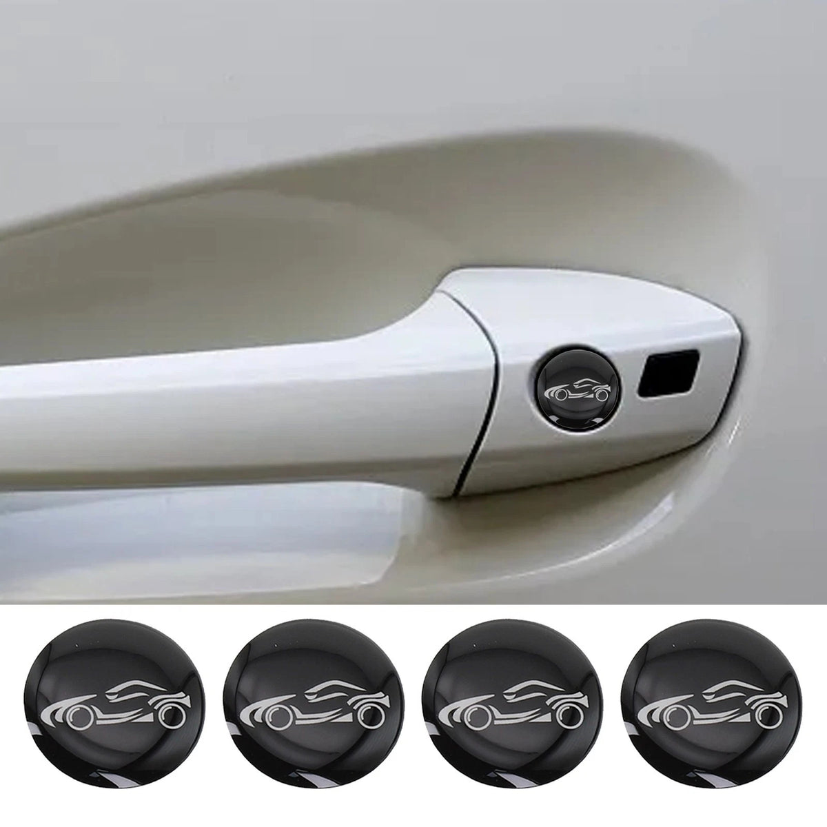 Keyhole Cover Stickers Set of 4 for Universal Use (2010–2023)