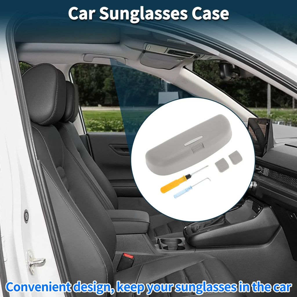 Car Sunglasses Case for Mitsubishi Outlander Eyeglasses Holder Storage Box