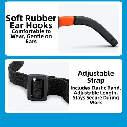 Auto Dimming Welding Glasses with Solar Charging and Protective Lenses