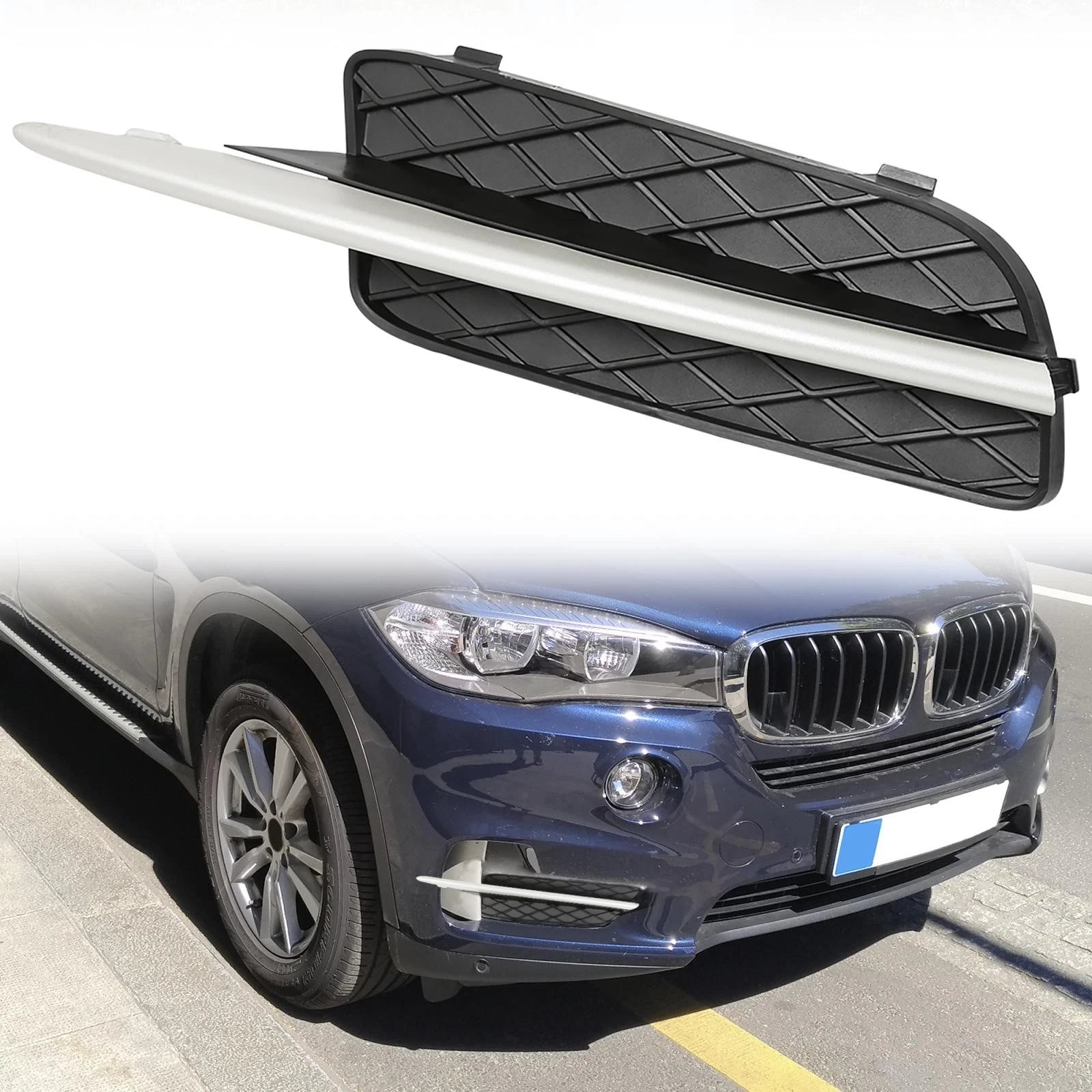 Front Bumper Right Side Grill Cover for BMW X5 E70 (2007–2010)