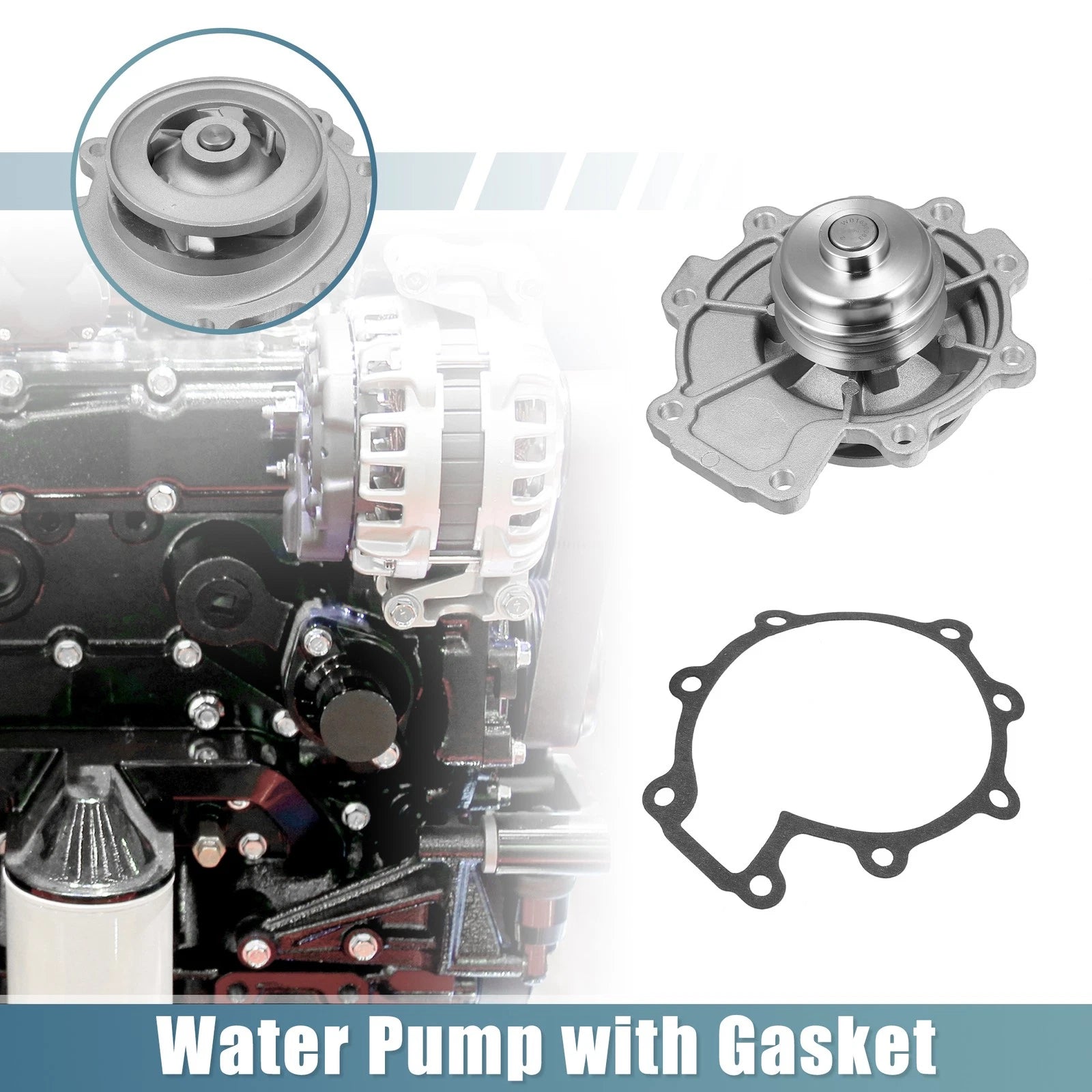 Water Pump Replacement for Mercury Sable 2003-2005 and Mazda MPV 2003-2006