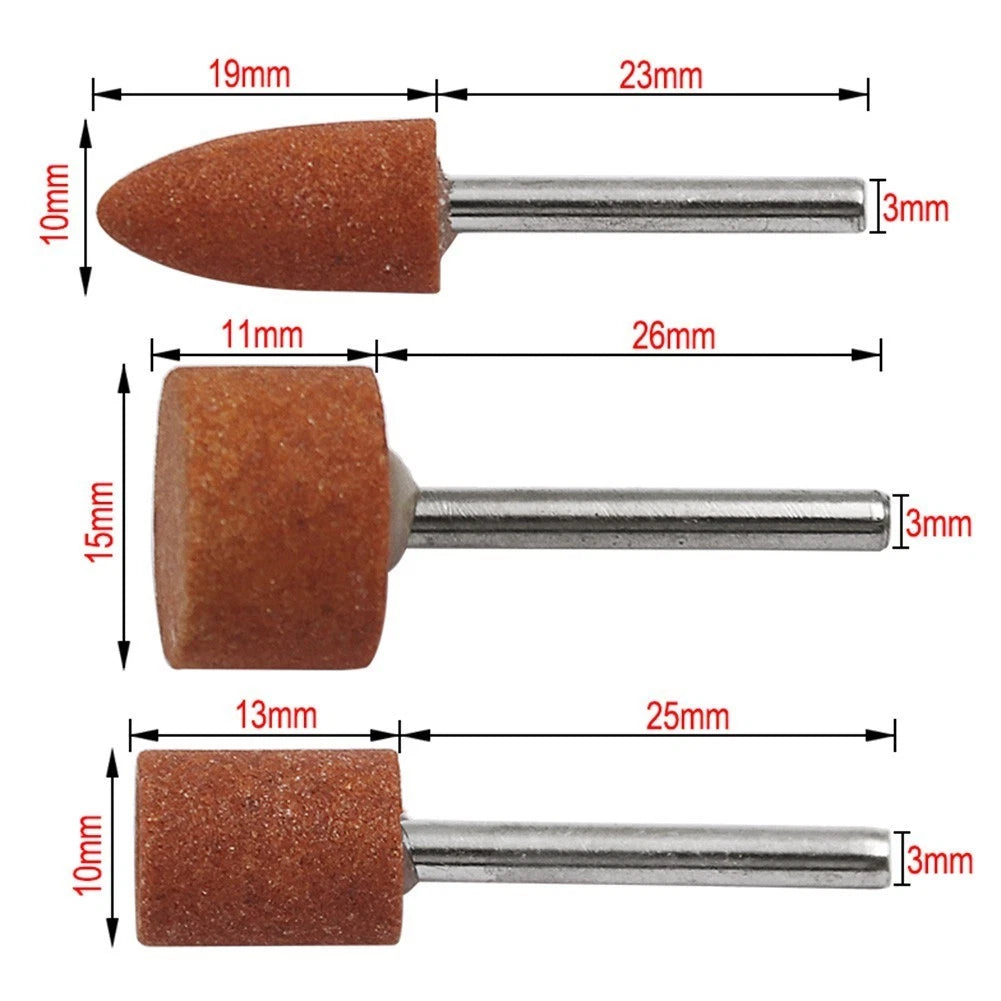 7pcs Abrasive Mounted Stone Set for Rotary Tools Grinding Wheel Head