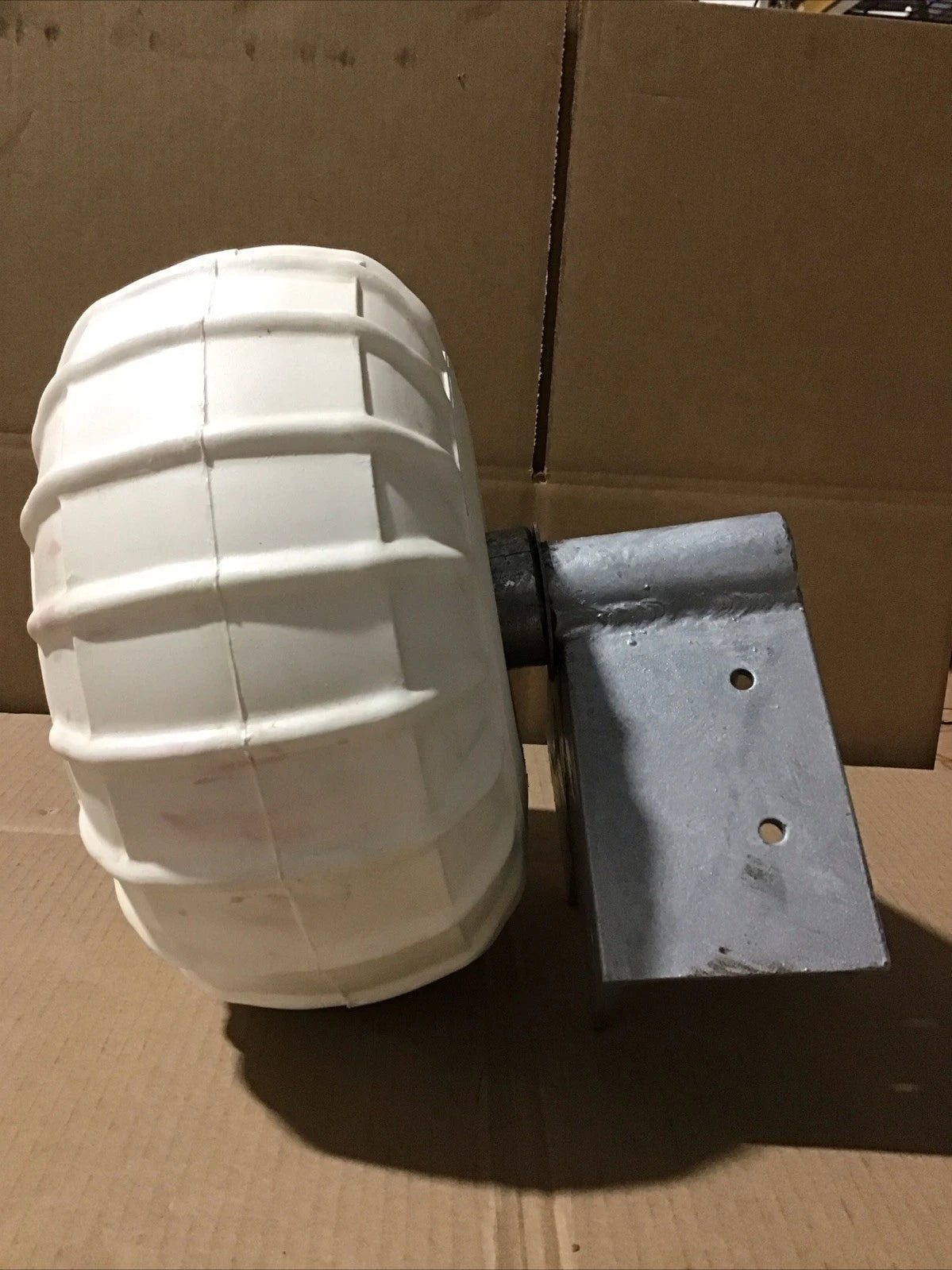 Cal-June 12" Dock Wheel Bumper with Corner Bracket 5000-C for