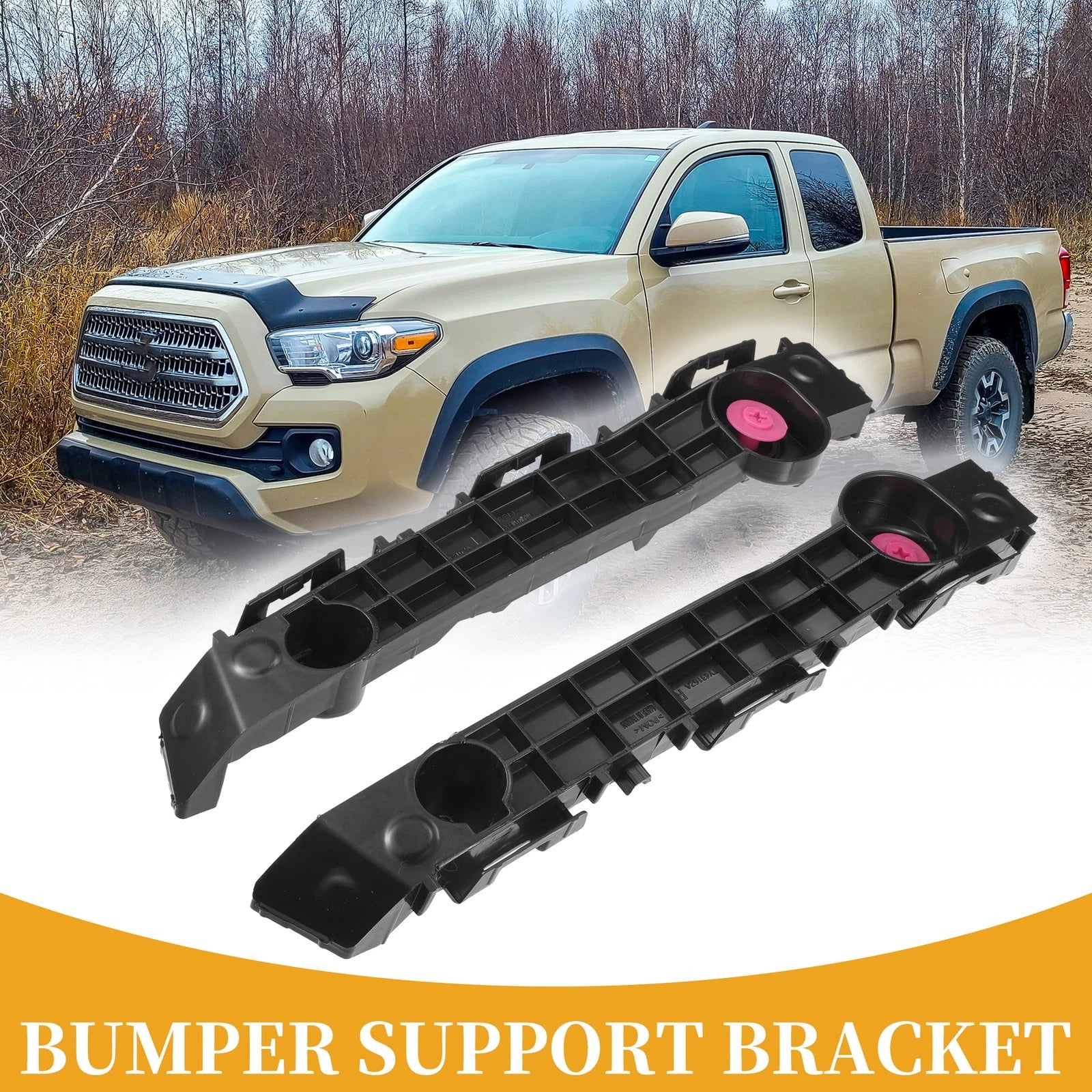 Front Bumper Support Bracket LH RH Side Replacement for Toyota Tacoma (2016–2023)