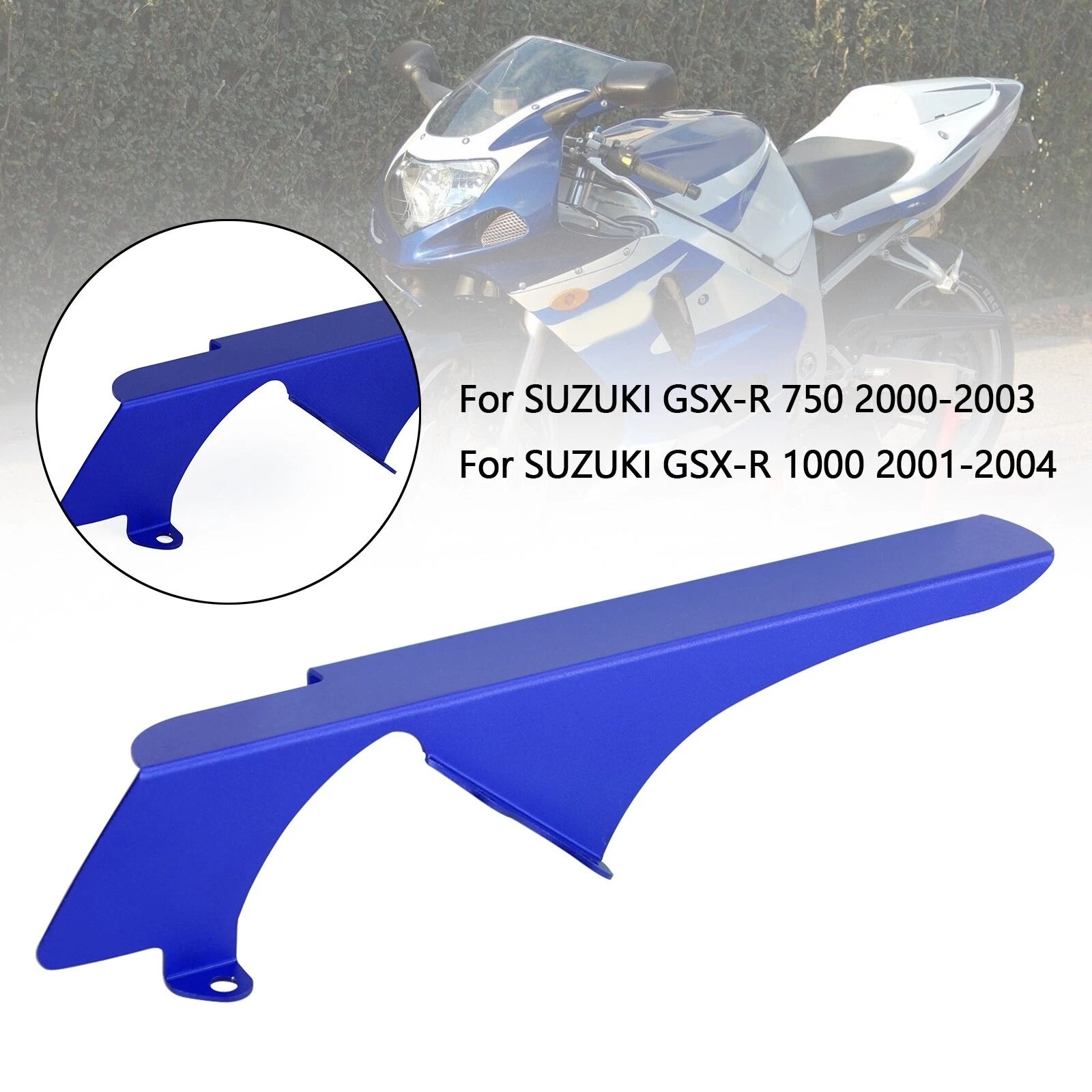 Sprocket Chain Guard Cover for Suzuki GSX-R 1000 GSX-R 750 (2000–2003) Blue T9