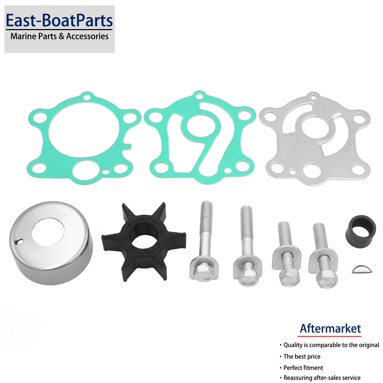 Water Pump Repair Kit for Yamaha C CV 55 (663-W0078-00, 663-W0078-A0, 18-3425)