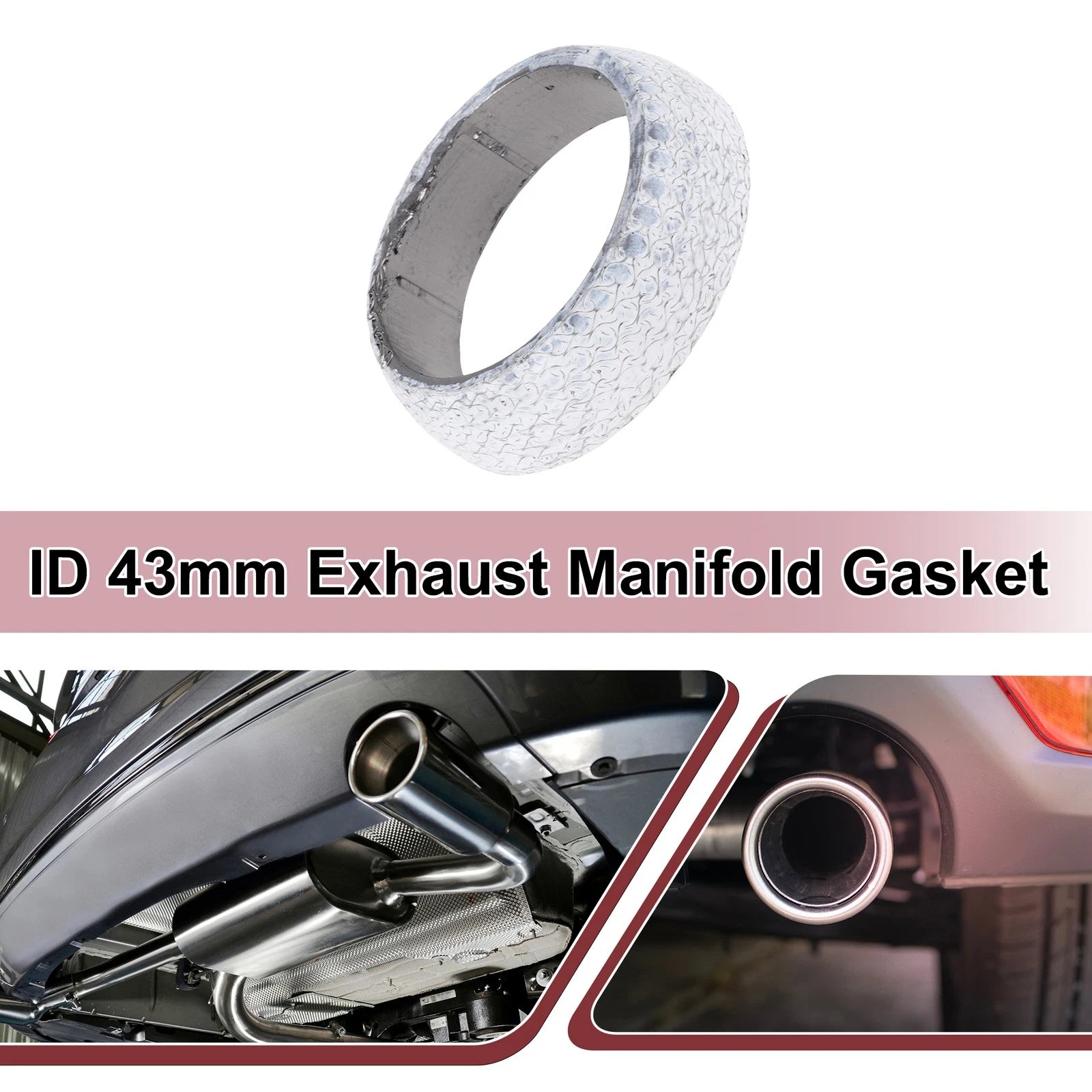 Exhaust Manifold Gasket for - 43mm, Graphite