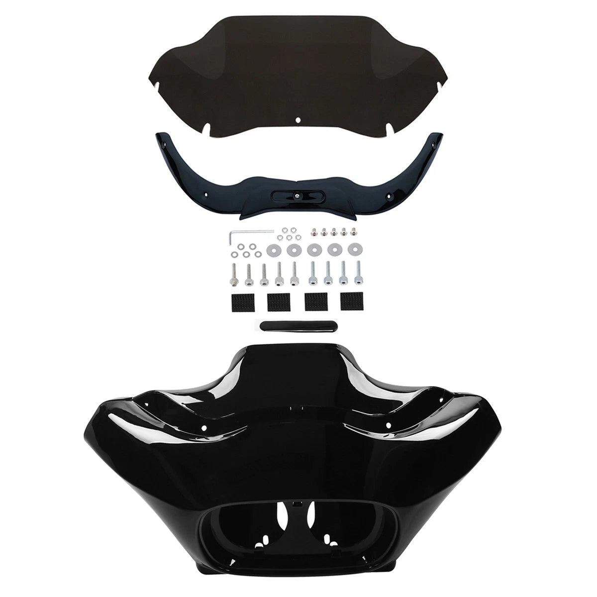 Inner & Outer Fairings Windshield & Trim for Harley Road Glide (1998–2013)