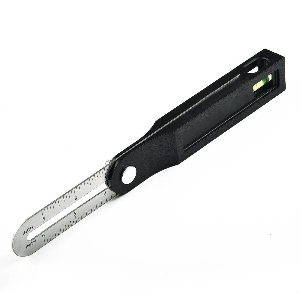Angle Ruler Square Gauge Protractor Tool - Stainless Steel Level