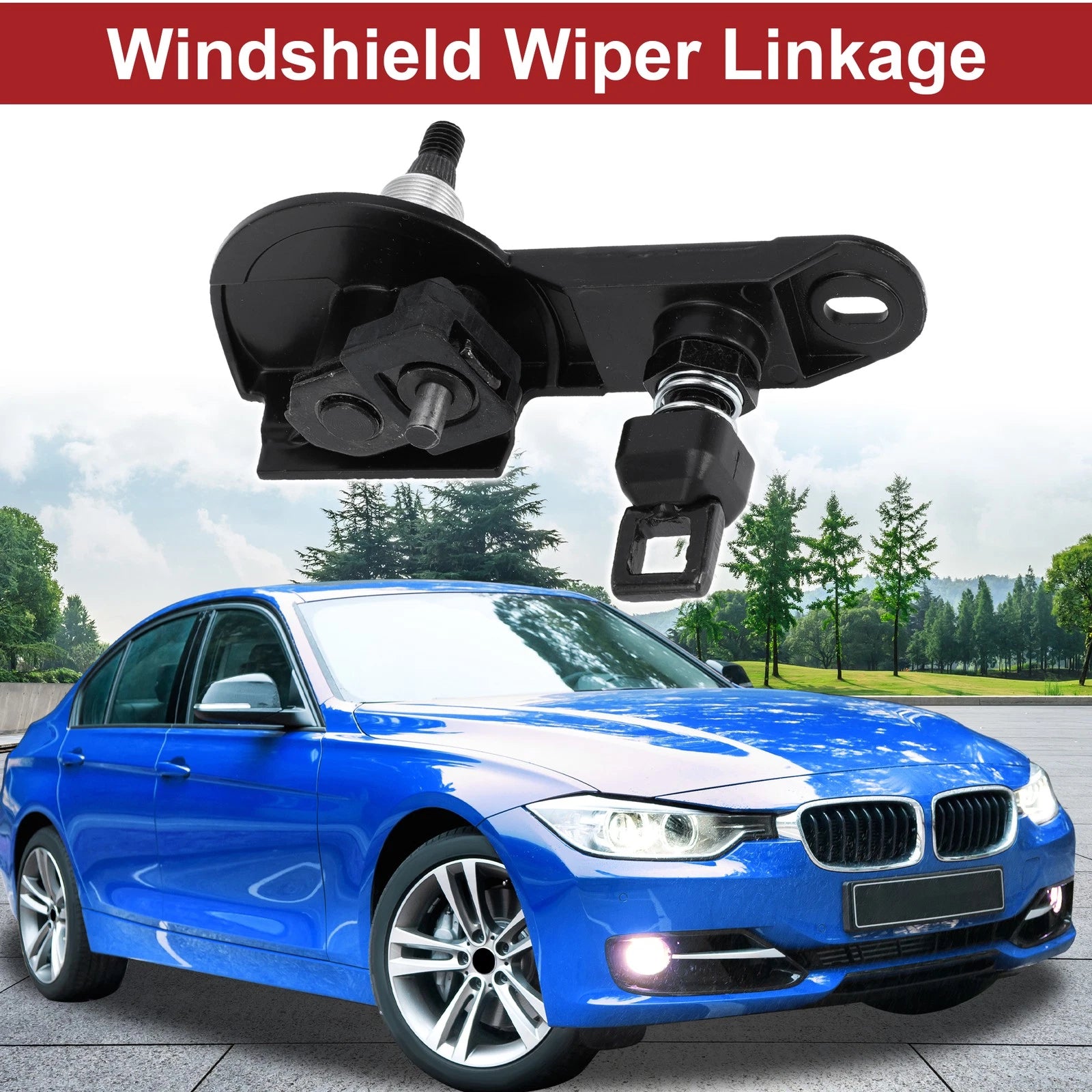 Front Transmission Windshield Wiper Linkage Lever for BMW 316d (2012–2018)