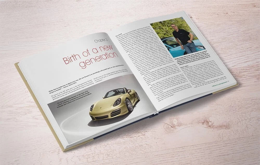 Porsche Boxster Cayman 981 Series Book (2012–2016) by Brian Long