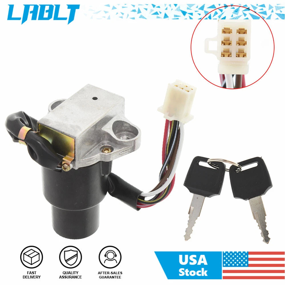 Ignition Key Switch for Kawasaki KLR650 (1987–2007)