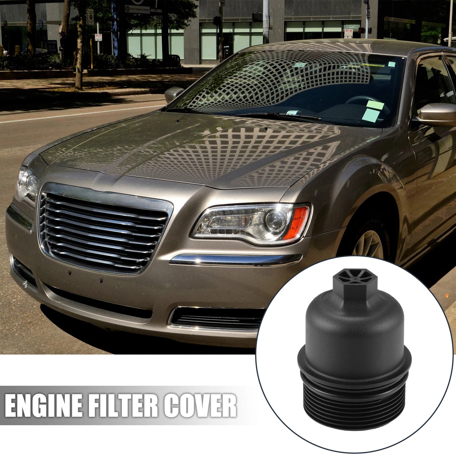 Engine Oil Filter Housing Cap Cover Replacement for Chrysler Dodge (2011–2020)