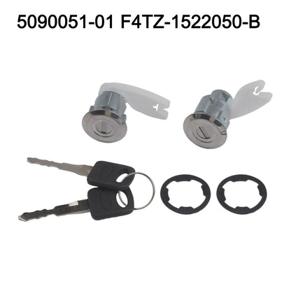 Door Lock Cylinder and Key Set for Ford Models