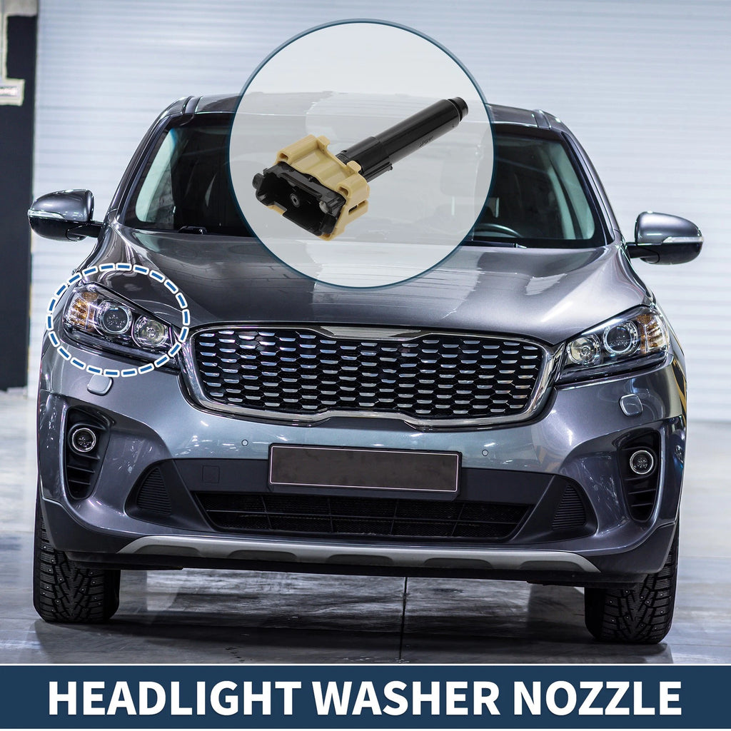 Front Passenger Side Headlight Washer Nozzle for Mazda 3 (2014–2016) No.BHT45182X
