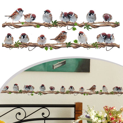 Removable Bird Vinyl Wall Stickers for Home Decor (DIY)