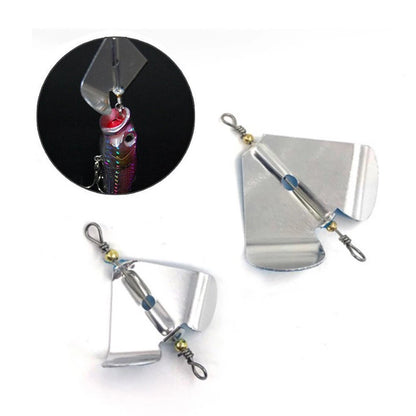 Propeller Blades for Bait Accessories (Wear-Resistant, Lifelike Metal)