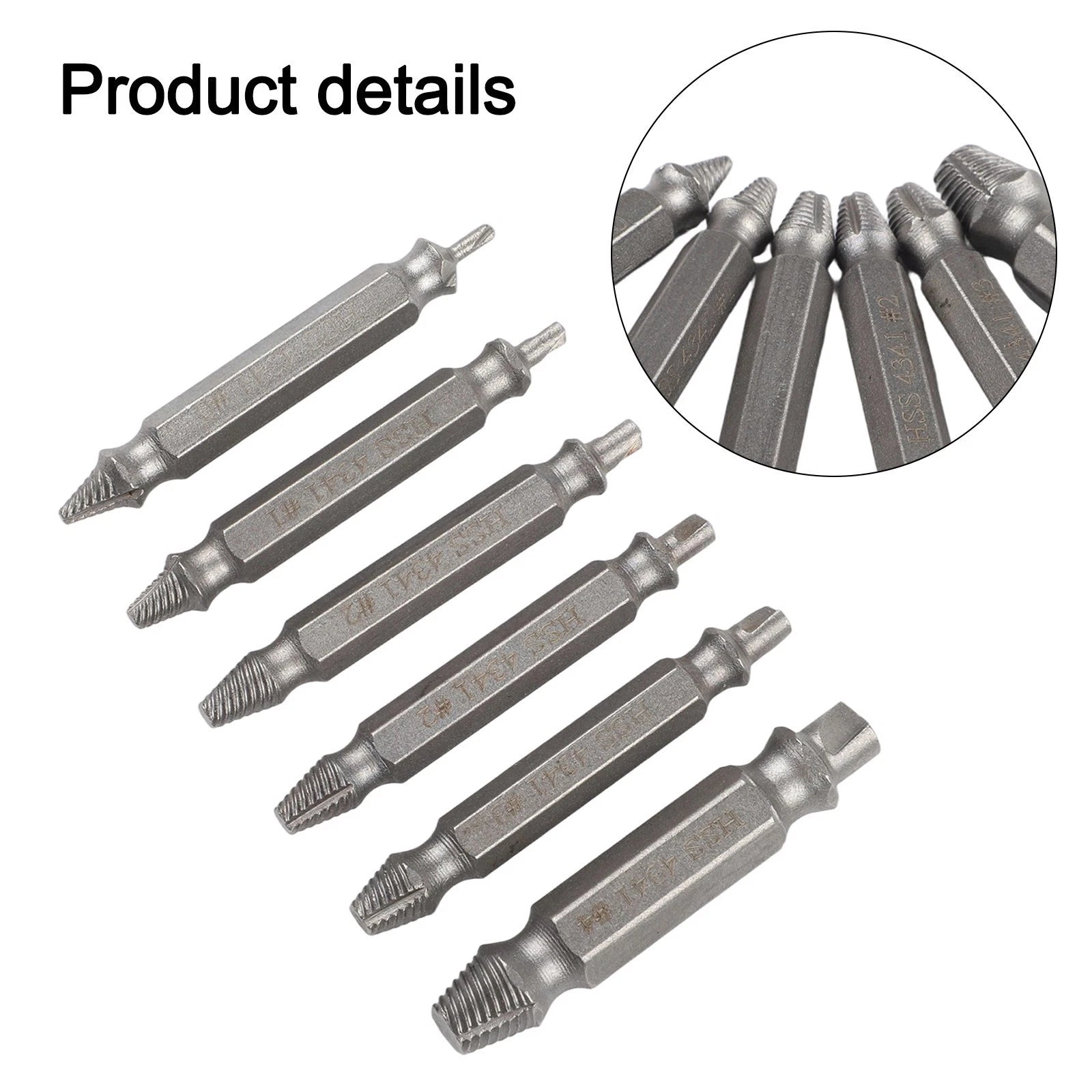 2X Screw Extractor Double-Headed for Universal Use