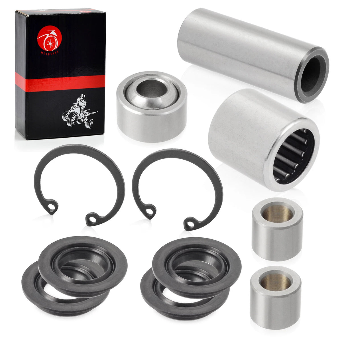 4X Front A Arm Bearing Bushing Kit for Kawasaki KFX700 (2004–2011)