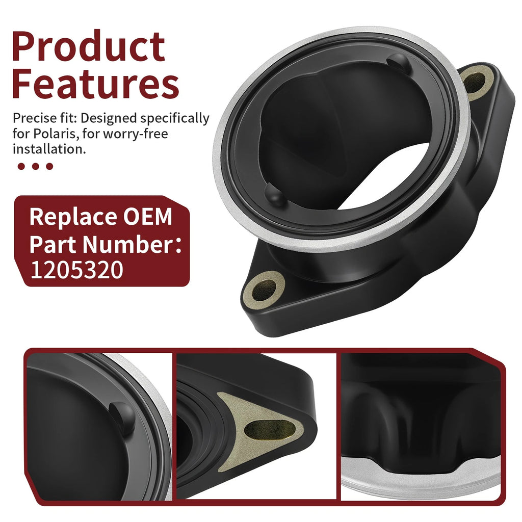 Intake Manifold Adapter 1205320 for Polaris RZR XP Turbo (2016–2020), RZR Turbo S (2020–2021)