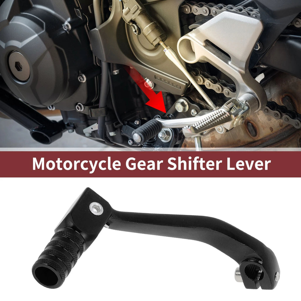 Folding Gear Shifter Lever for Honda CRF70 (2004–2020) Black
