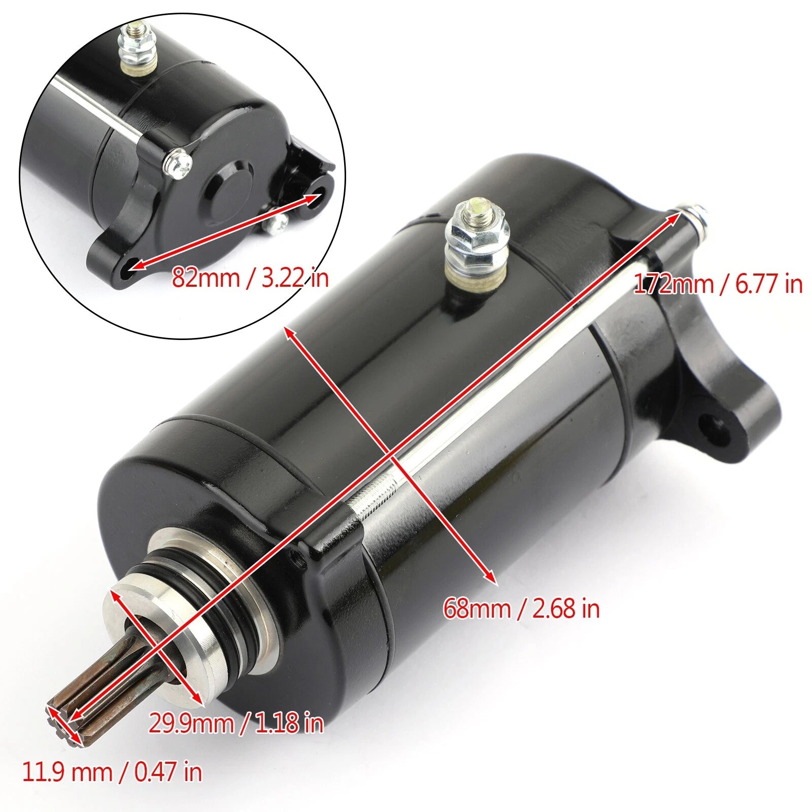 Starter for Yamaha GP760 WB760 WVT760 XL760 Blaster Venture 760 (1997–2001)