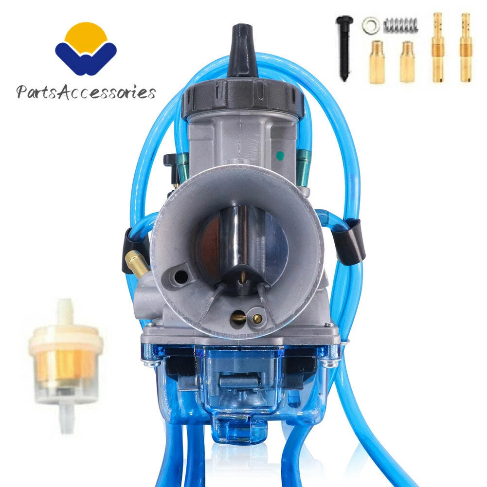 Carburetor PWK38 38mm Airstriker for Honda CR250, Suzuki RM250, Yamaha KX250 (1990–2005)