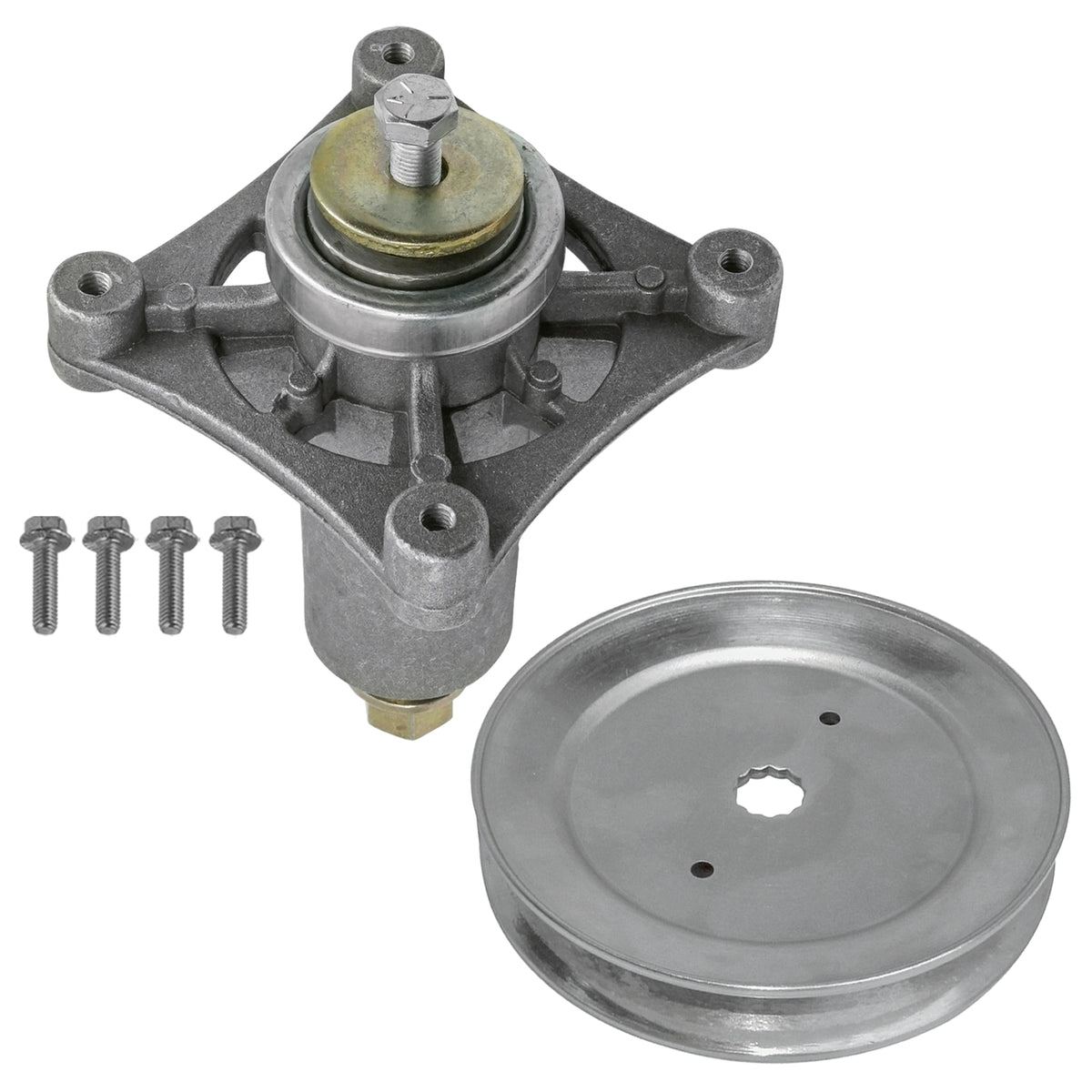 Deck Spindle Assembly with Pulley Replacement for Ariens 54 Inch (2002–2009)