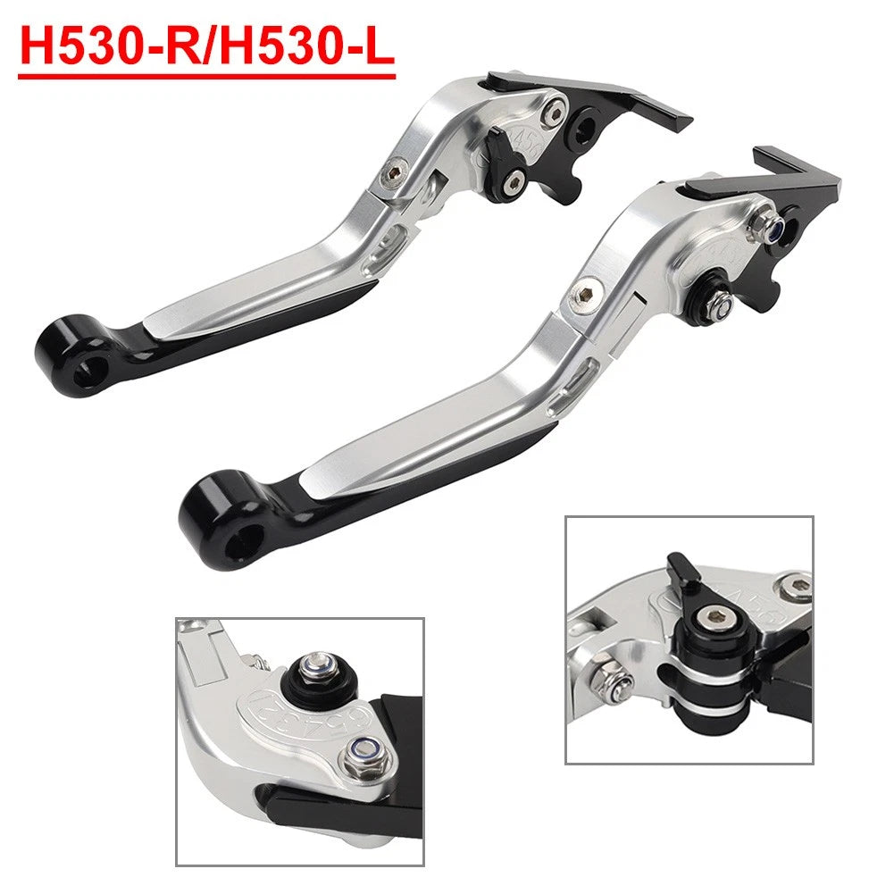 CNC Extendable Brake Clutch Levers for Yamaha TMAX500 TMAX530 TMX560 (2001–2023)
