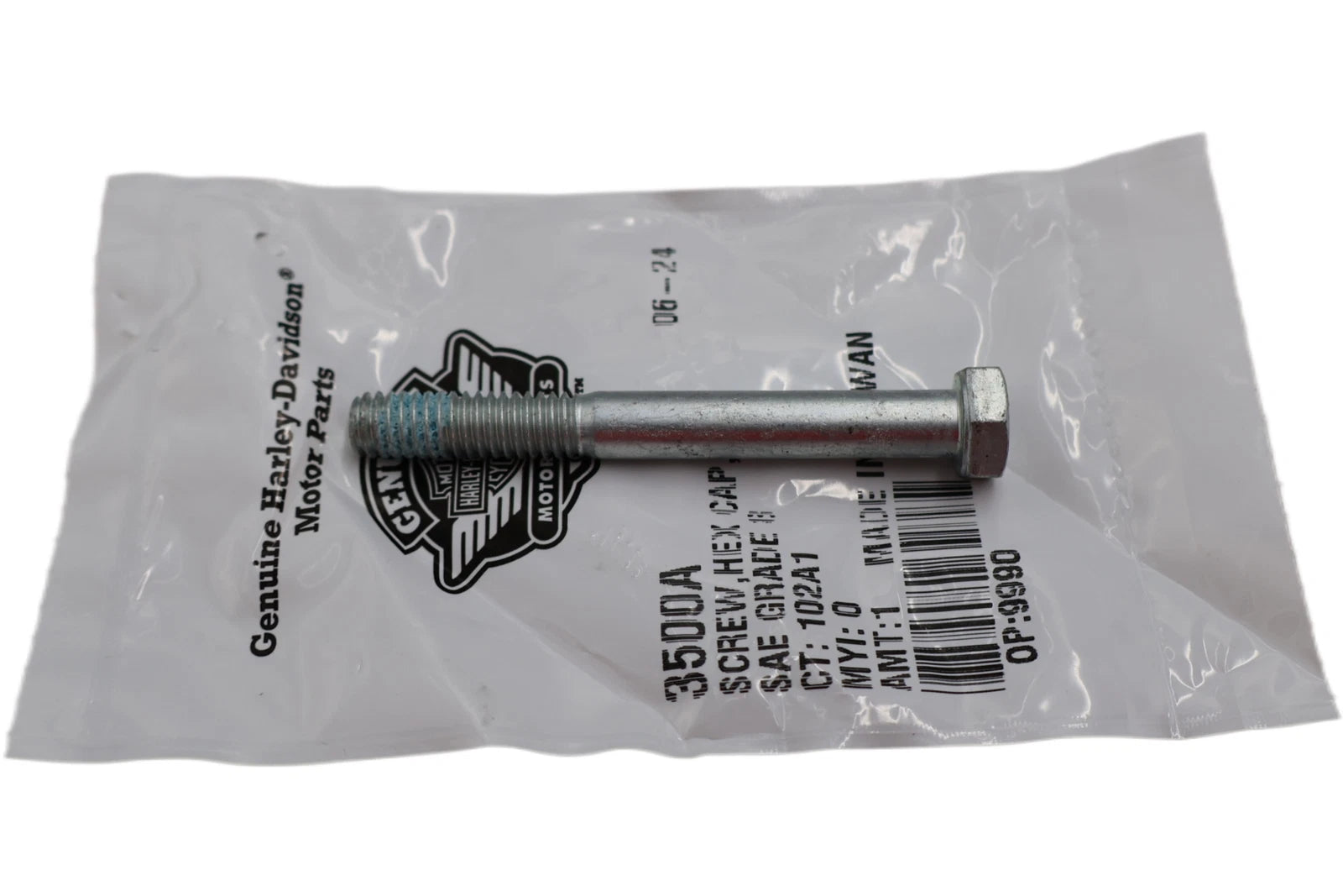 Screw Hex Head 5/16"-18 X 2-3/4" w/Lockpatch for Harley-Davidson