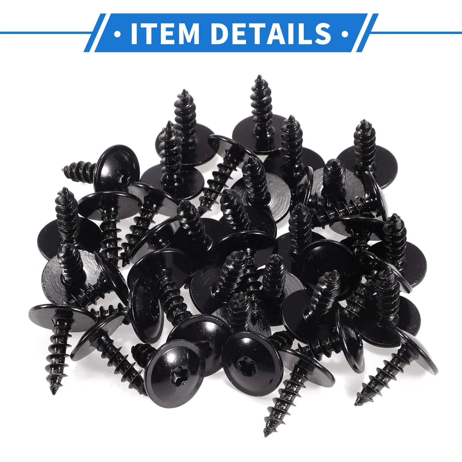40 Pcs Fender Liner Splash Shield Bumper Cover Screw for Audi A3 (2006–2013)
