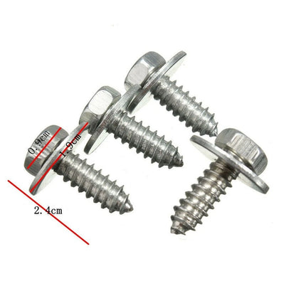 40 Pcs Car Bumper Body Panel Trim Retainer Clips Screws for