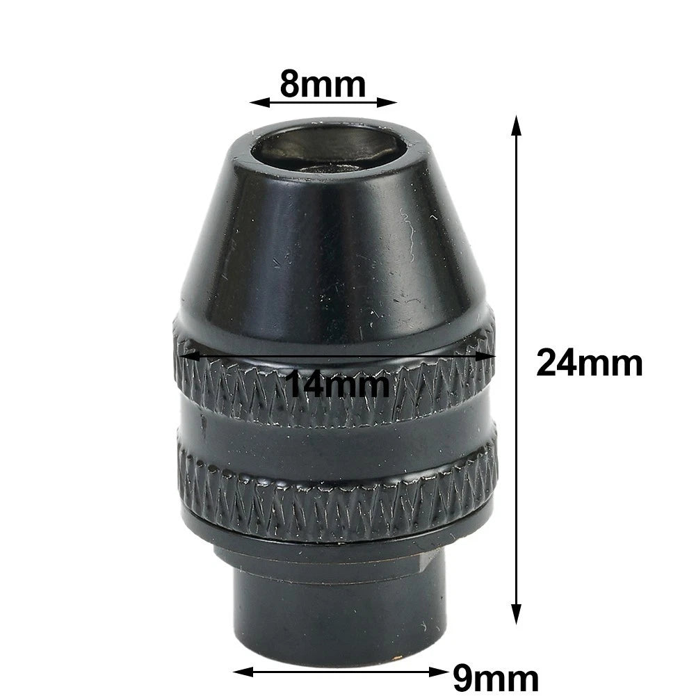 Quick Change Adapter Tool 7MM for (0.4-3.2mm) Black