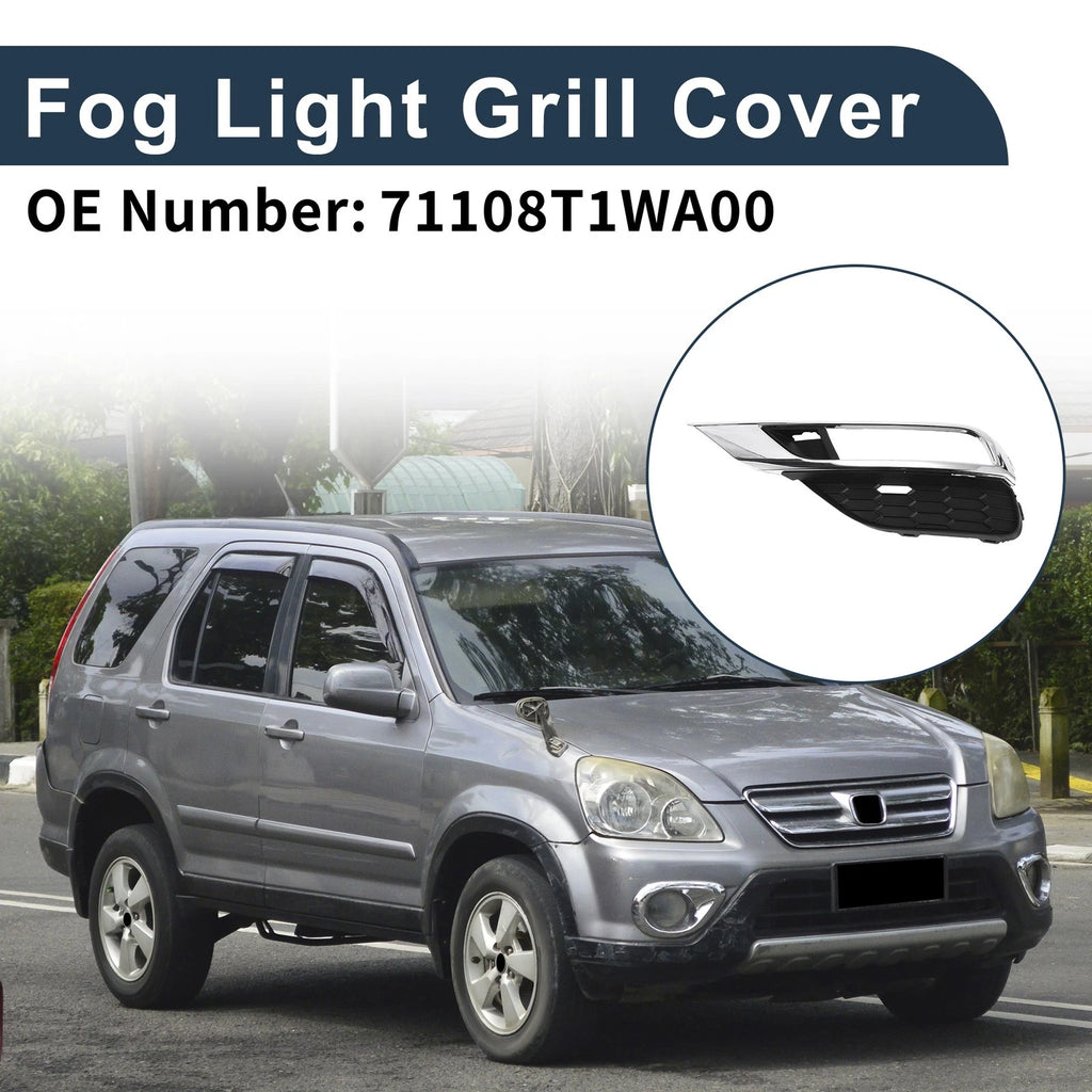 Left Front Fog Light Grill Replacement for Honda CRV (2015–2016)